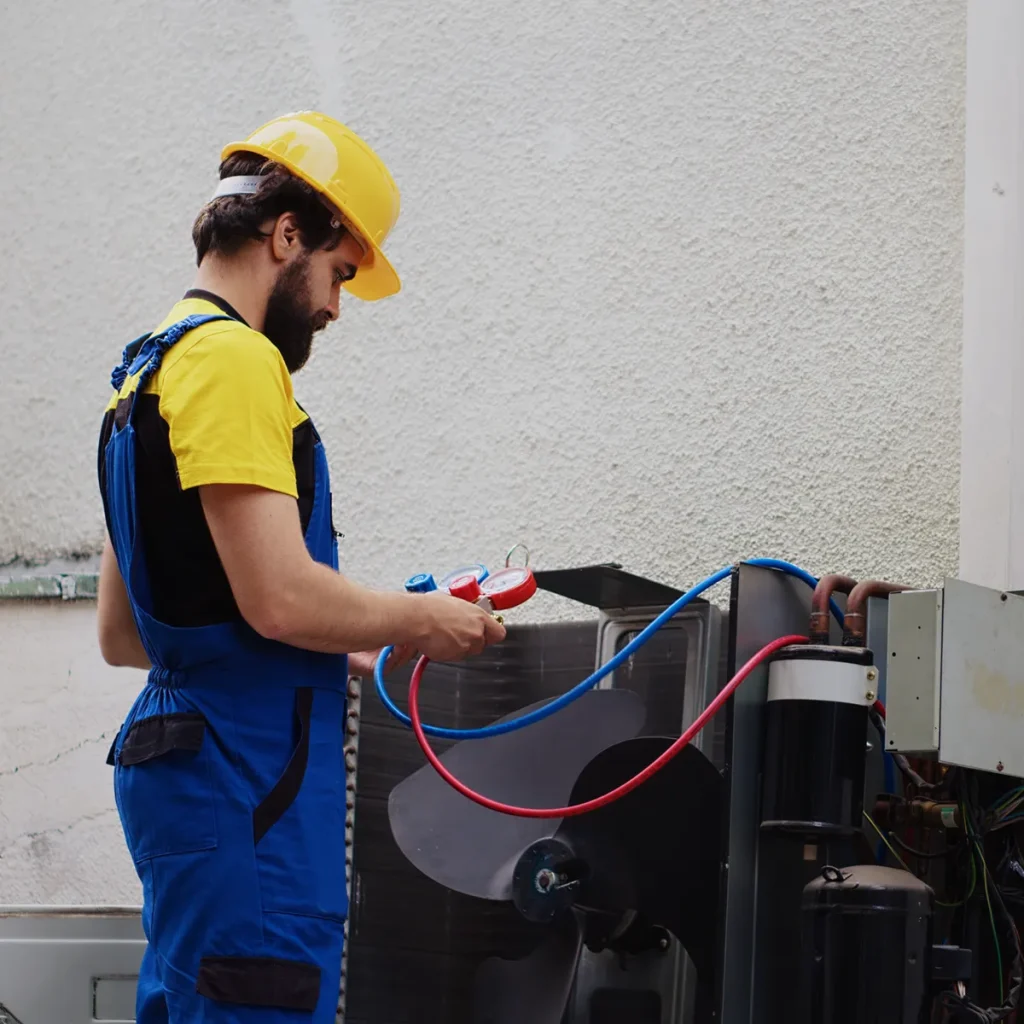 checking hvac system